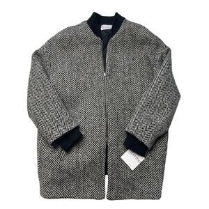 RED Valentino Chevron Wool Forget Me Not Jacket